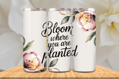 Positive Affirmations 20oz Tumbler wrap Inspirational Quotes Product Image 1