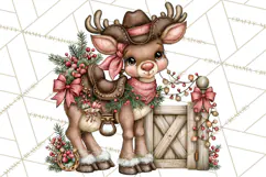 Western Wintertide Christmas Clipart PNG Files Product Image 4