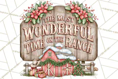 Western Wintertide Christmas Clipart PNG Files Product Image 4