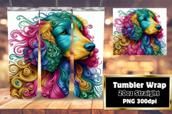 CUSTOM 20oz Tumbler PNG Artwork , Dog Product Image 1
