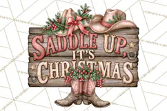 Western Wintertide Christmas Clipart PNG Files Product Image 3