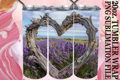 Woodland Elegance Tumbler Wrap Sublimation - Floral View Product Image 1