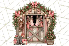 Western Wintertide Christmas Clipart PNG Files Product Image 5