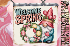 Heartfelt Moments 20oz tumbler wrap, Easter Gnomes Product Image 1