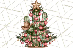 Western Wintertide Christmas Clipart PNG Files Product Image 4