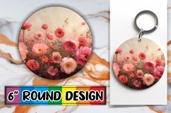 Colorful Floral Circle Sublimation Assortment Product Image 1
