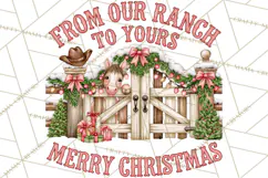 Western Wintertide Christmas Clipart PNG Files Product Image 4