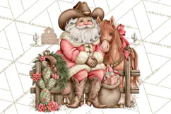 Western Wintertide Christmas Clipart PNG Files Product Image 5