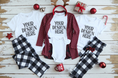 Christmas Family Matching Group T-Shirt Mockup Product Image 1