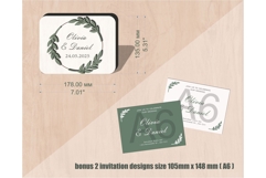 Laser Cut Invitation Holder SVG , A6 Wedding Card Pocket Product Image 5
