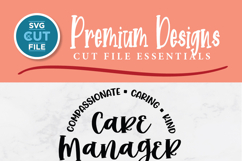 Care Manager SVG, an svg for cutting machine crafters Product Image 2