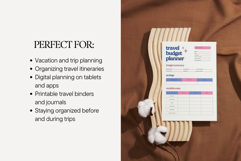 Travel Budget Planner Printable &amp; Digital Use PDF Product Image 5