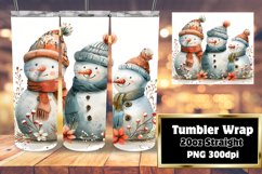 Festive Gingerbread Tumbler 20oz Winter Pattern Product Image 1