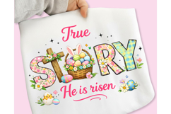 Bunny Coquette Bow PNG, Brushstroke bunny easter PNG, Bunny Product Image 3