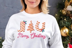 Cowboy Christmas PNG JPG Bundle Western Candy Cane Clipart Product Image 3