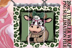 PLAYFUL DREAMS 20oz TUMBLER WRAP, Cute Cow Product Image 1