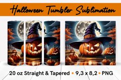 Halloween Pumpkin - Tumbler Wrap Sublimation Design 20 oz Product Image 1