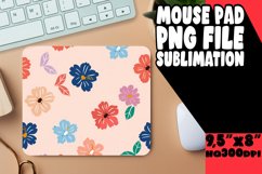 Springtime Pastel Boho Garden Mouse Pad Serenity Product Image 1