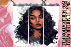 GIFT OF BLISS 20oz TUMBLER WRAP, Xmas Girl Product Image 1