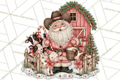 Western Wintertide Christmas Clipart PNG Files Product Image 4
