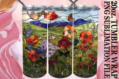 Tranquil Stained Glass Tumbler Impressions Product Image 1