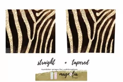 Zebra print tumbler 20 oz wrap design png Product Image 2