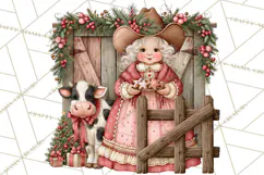 Western Wintertide Christmas Clipart PNG Files Product Image 5