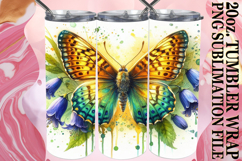 BRIGHT ADVENTURES 20oz TUMBLER WRAP, Butterfly Product Image 1