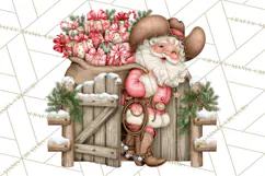 Western Wintertide Christmas Clipart PNG Files Product Image 2