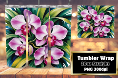 Unique Artwork for 20oz Tumbler , Flowers Product Image 1