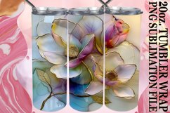 Golden Petal Radiance 20oz Tumbler Collection Product Image 1