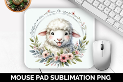 Cute Animals Mouse Pad Bundle, Sublimation Mouse Pad PNG Product Image 16