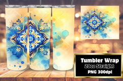Personal Touch: 20oz Tumbler Design , Watercolor Patter Product Image 1