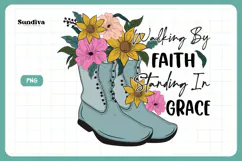 Christian Quote Sublimation - Faith Saying | In Grace Product Image 3