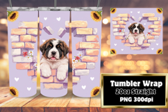 LUXURIOUS 20oz Tumbler Artwork , Cute Dog Product Image 1