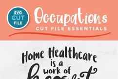 Home health aide svg, Home care aide, a Caregiver svg or dxf Product Image 2