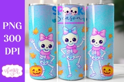 Cute Halloween tumbler wrap PNG, Iridescent Spooky Tumbler Product Image 2