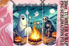 GIFT OF CHEER 20oz TUMBLER WRAP, Ghost Product Image 1