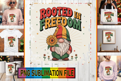 Vibrant TSHIRT Gift Ideas PNG, Juneteenth Product Image 1