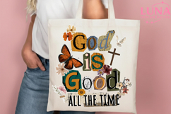 God is Good All The Time PNG Preppy Png, Christian Png Product Image 1