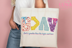 God is Greater Than High And Lows png, Bible Verse png Product Image 6