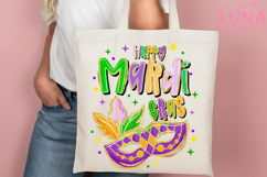 Mardi Gras Coquette Png, Preppy Mardi Gras Y'all Png, Mardi Product Image 3