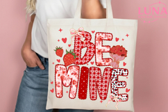 Be Mine Png, Valentine's Day Png, Coquette Bow Png, Preppy Product Image 4