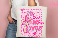 Oh How He Loves Us Png, Glitter Valentine png, John 3:16 png Product Image 6