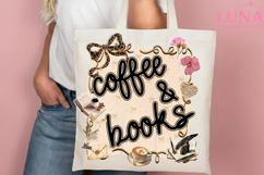 Books And Coffee Png, Books Png, Coffee Png, Books Sublimati Product Image 5