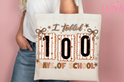 I Tackled 100 Days Of School Png 100 Days of School Football Product Image 5