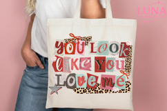 You Look Like You Love Me png, Coquette Bow Valentine Design Product Image 6