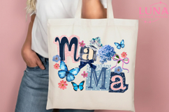 Floral Mama Png, Trendy Mom png, Mother Png, Cool Mama Png Product Image 5