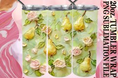 Blooming Fruit 20oz Tumbler Design Product Image 1