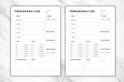 Editable Toddler Daily Log Canva Template 1 Product Image 3
